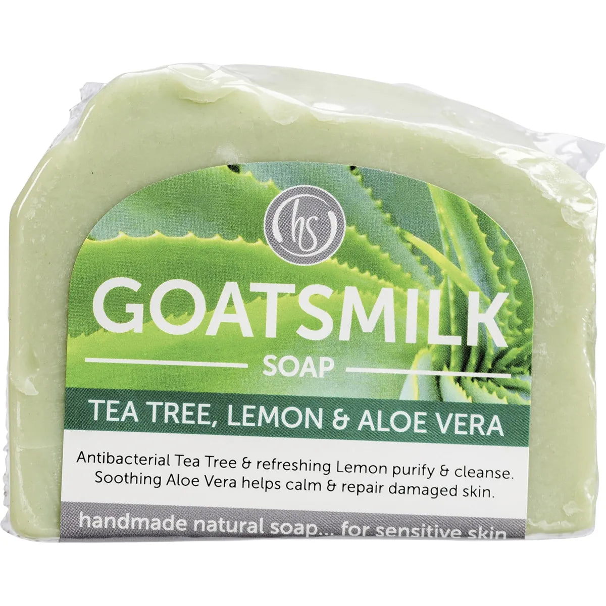 Harmony Soapworks Tea Tree & Lemon Goat's Milk Soap 140g