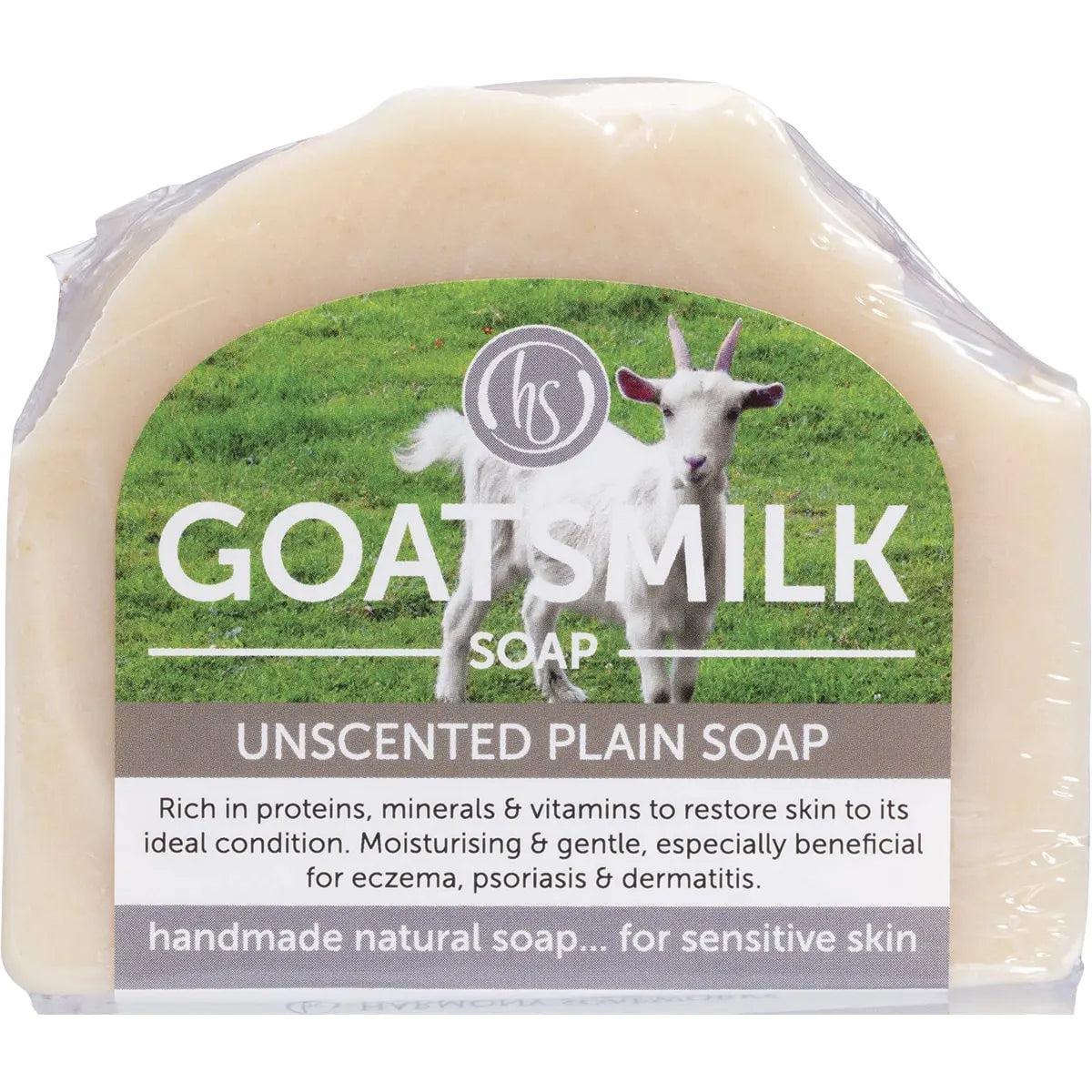 Harmony Soapworks Unscented Goat's Milk Soap 140g