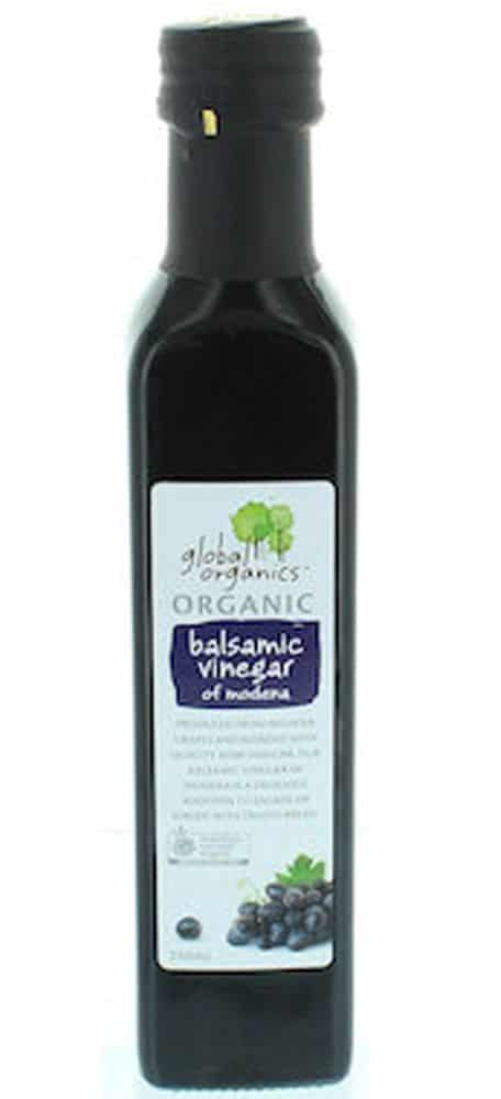 Global Organics Balsamic Vinegar Gluten Free 250ml Front