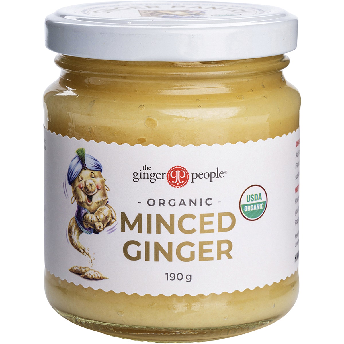 The Ginger People Minced Ginger Organic 190g