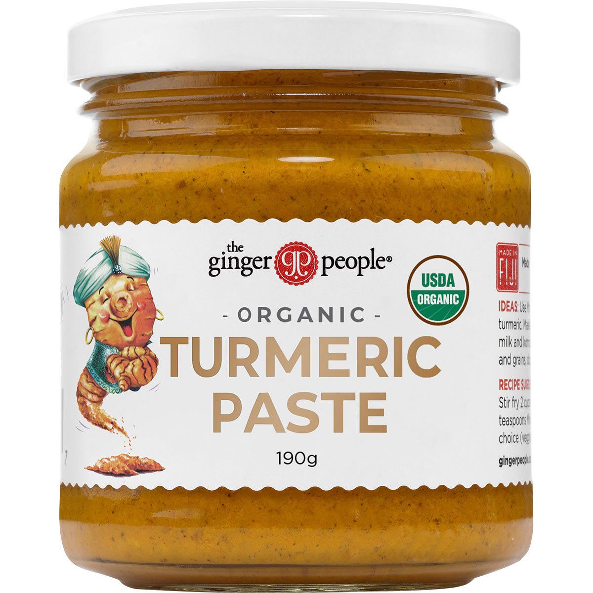 The Ginger People Turmeric Paste Organic 190g