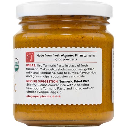 The Ginger People Turmeric Paste Organic 190g