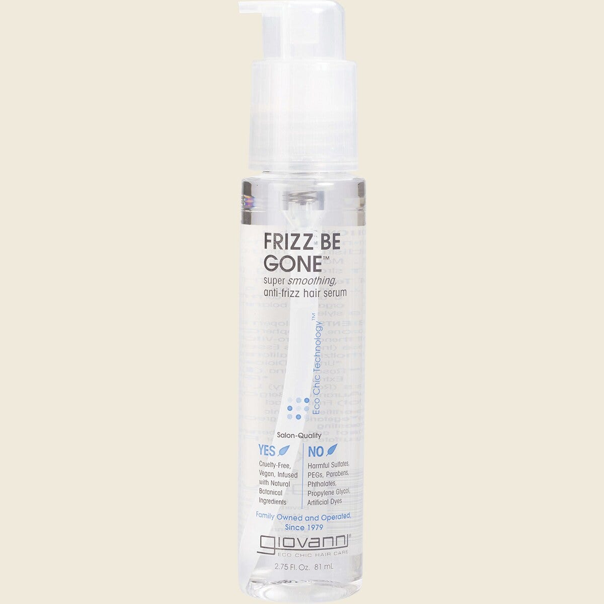 Giovanni Hair Serum Frizz Be Gone 81ml – front product image