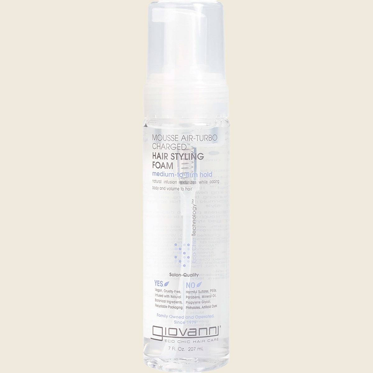 Giovanni Hair Mousse Styling Foam 207ml – front product image