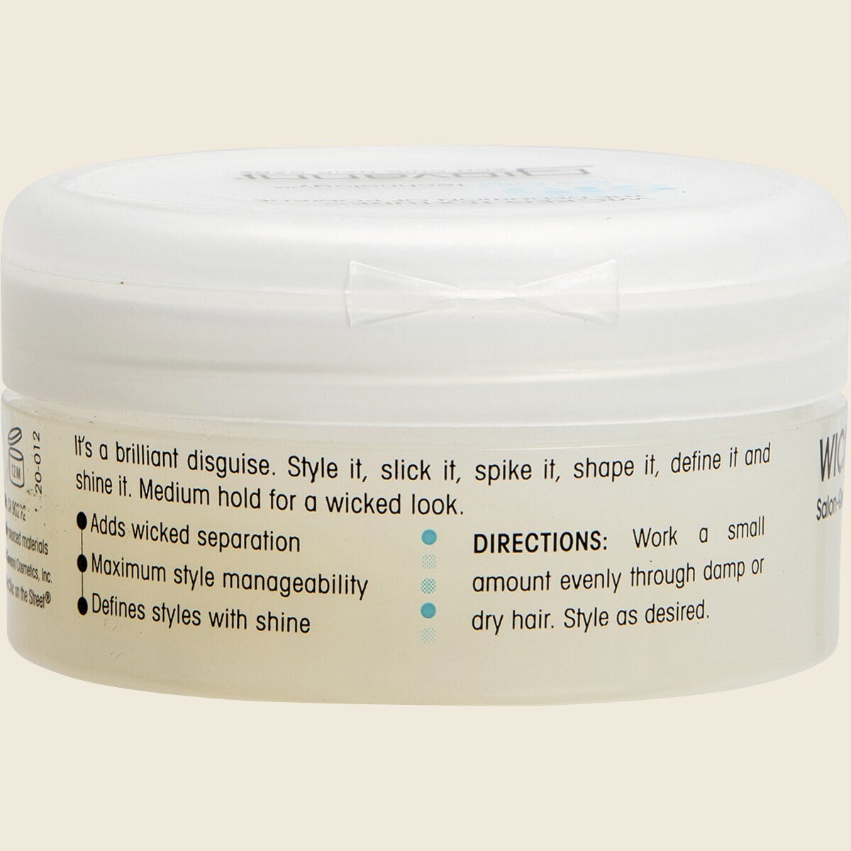 Giovanni Hair Styling Wicked Wax Pomade 57g – left side packaging
