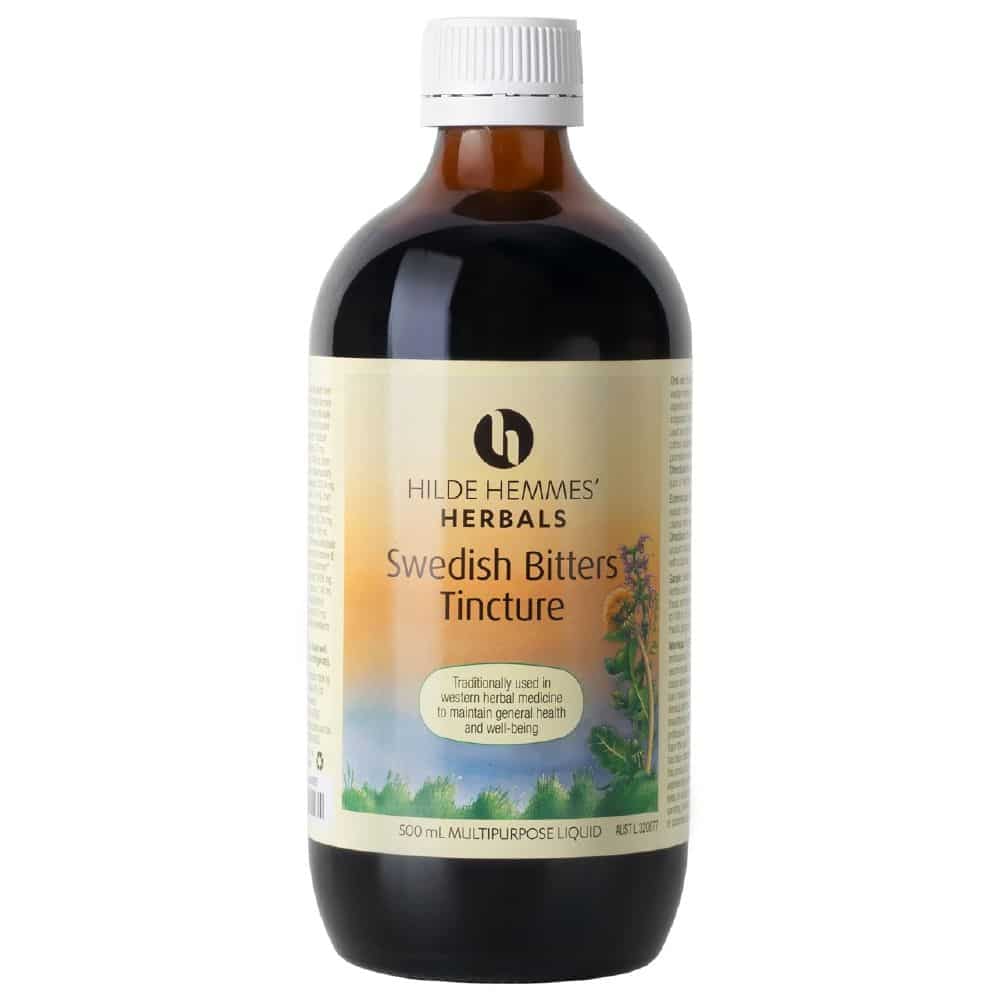 Hilde Hemmes Swedish Bitters Tincture 500ml Front