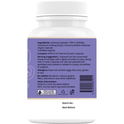 Hi-D Natural Vitamin D 3000 IU 60 Caps