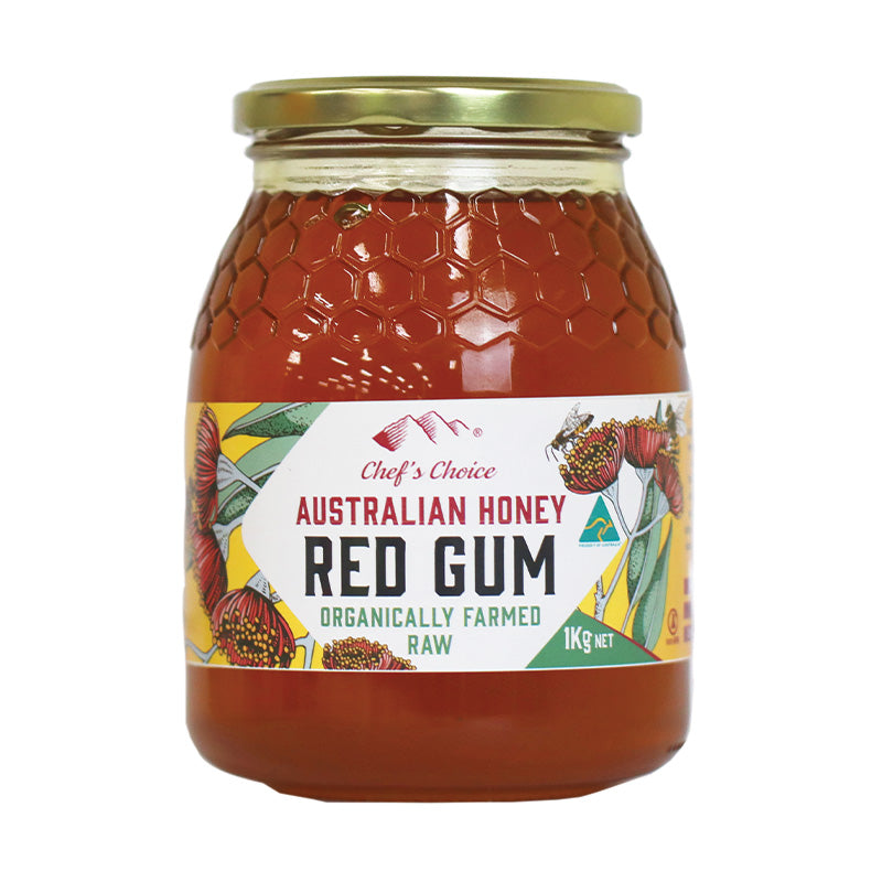 Chef’s Choice Australian Red Gum Organic Raw Honey 1kg