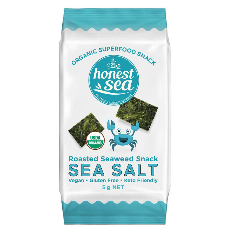 Honest Sea Certified Organic Seaweed Sea Salt 5g x 10-pack