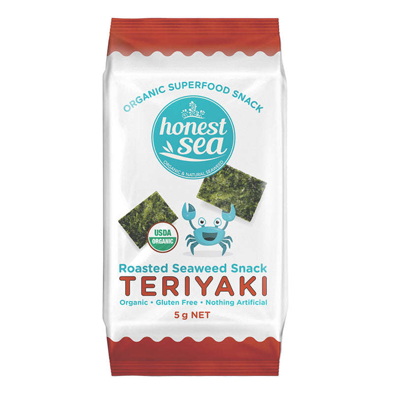 Honest Sea Certified Organic Seaweed Teriyaki 5g x 10-pack