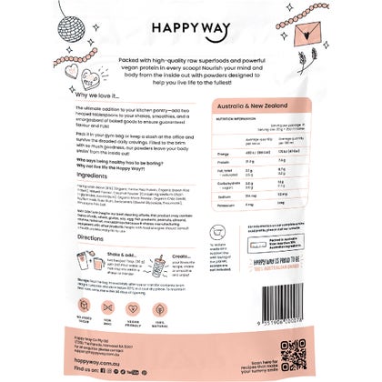 Happy Way Pea Protein Powder Vanilla 500g