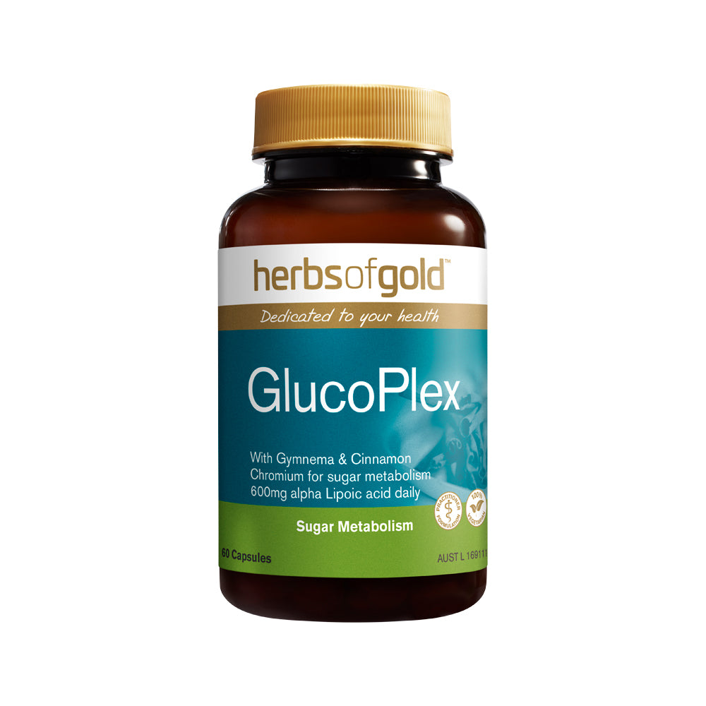 Herbs of Gold GlucoPlex 60c Front