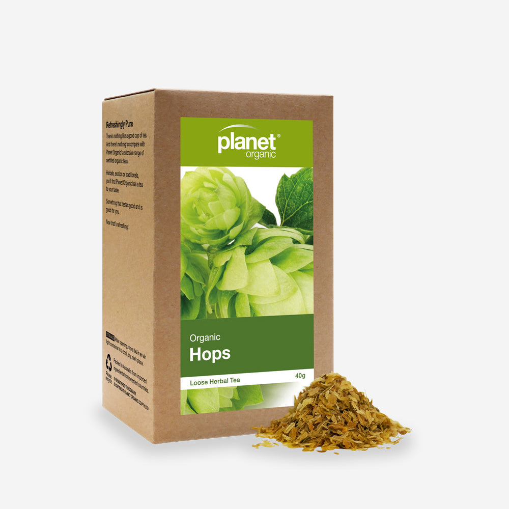 Planet Organic Tea Hops Loose Leaf 40g