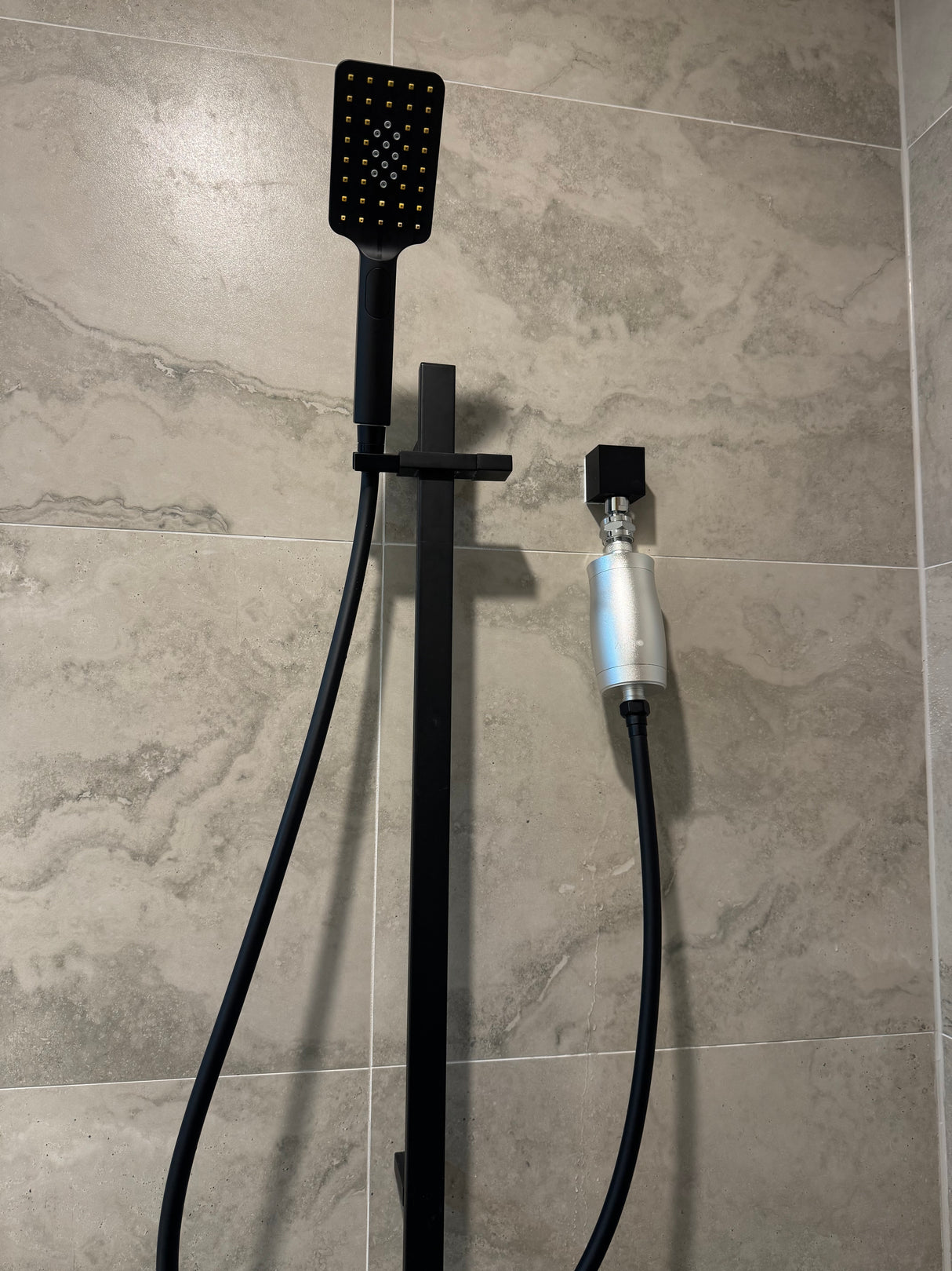 ZenZi Water Shower Filter Connector - Silver