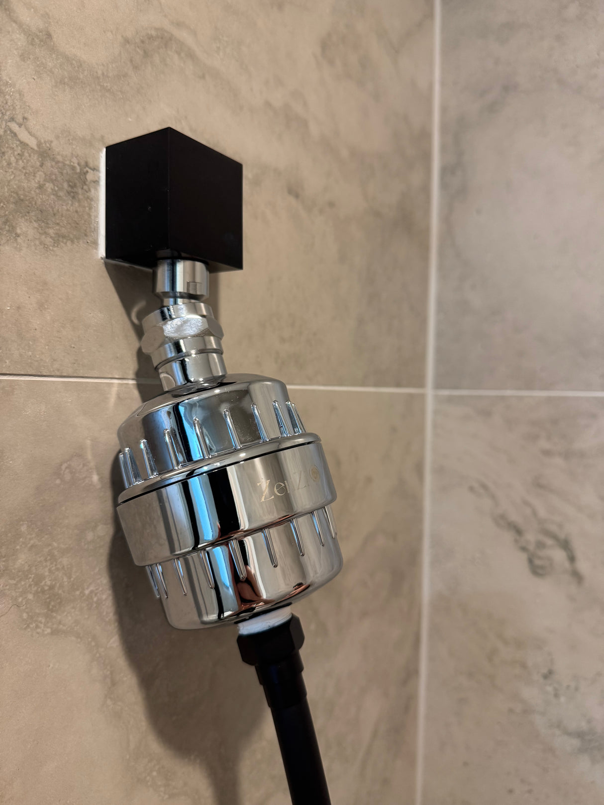 ZenZi Water Shower Filter Connector - Silver