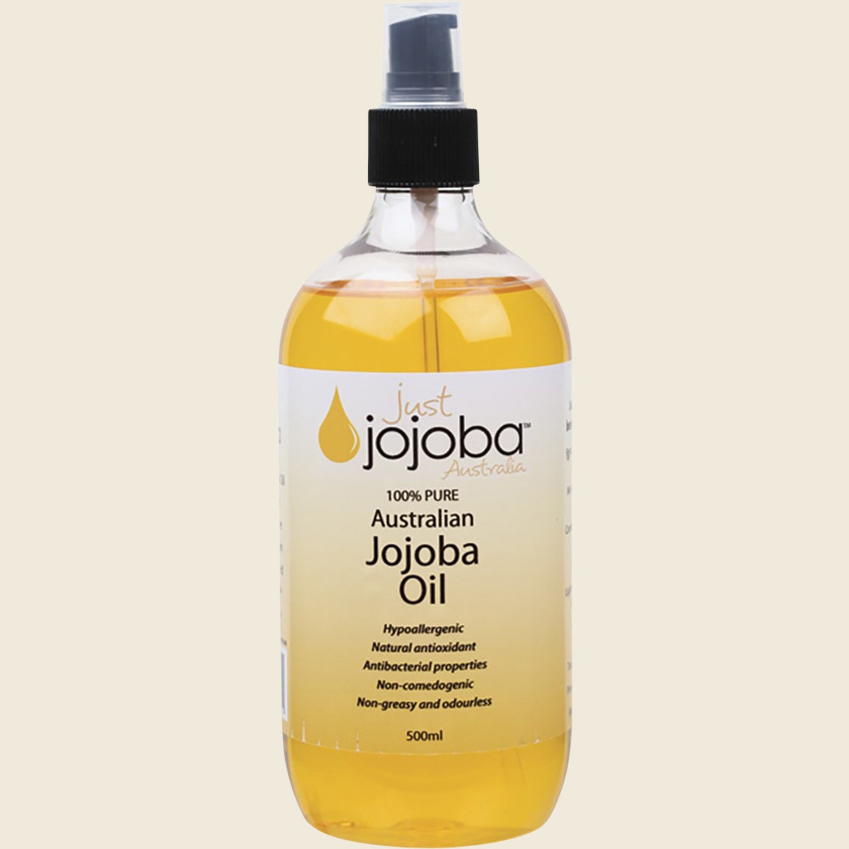 Just Jojoba - Pure Australian Jojoba Oil 500ml – front product image