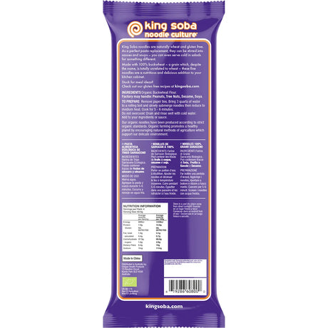 King Soba Organic 100% Buckwheat Noodles 250g