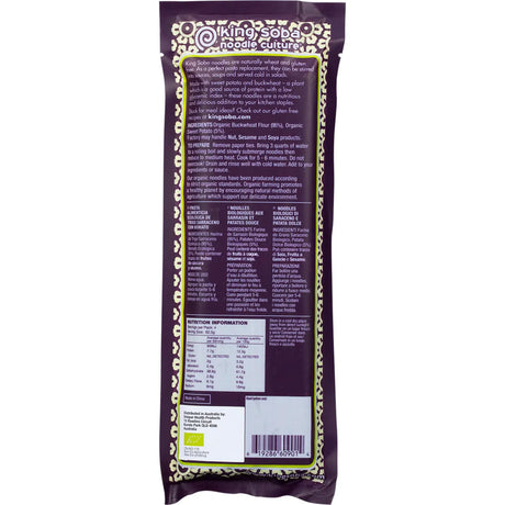King Soba Organic Buckwheat Sweet Potato Noodles 250g