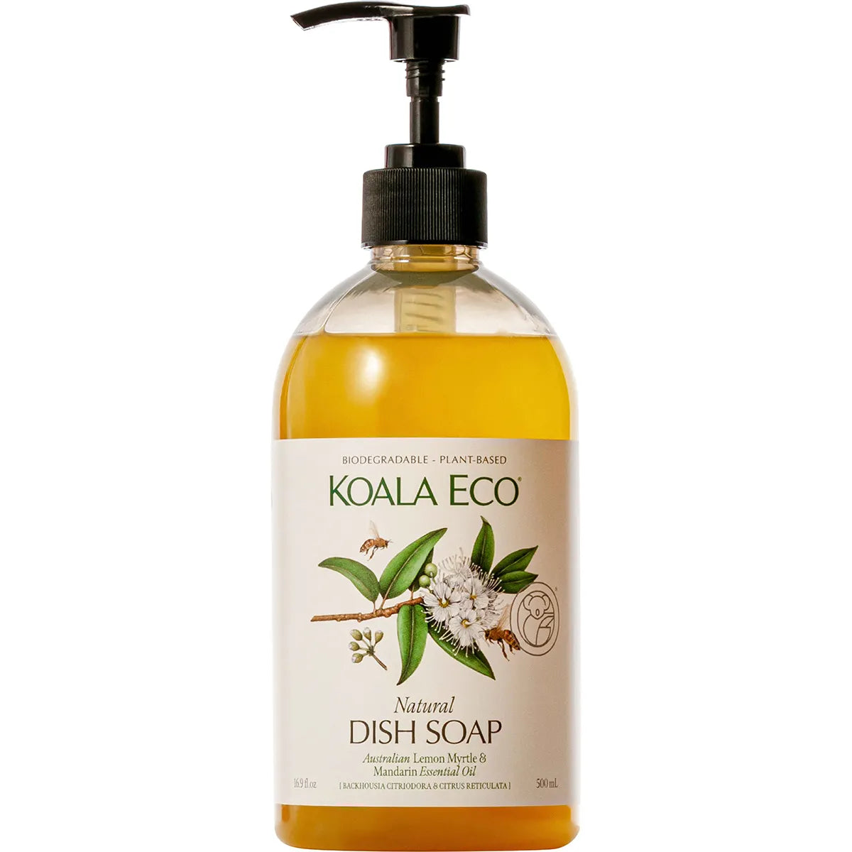 Koala Eco All Natural Dish Soap Lemon Myrtle & Mandarin - 500ml