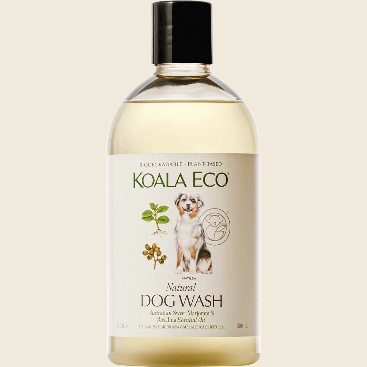 Koala Eco Dog Wash Marjoram & Rosalina 500ml Front