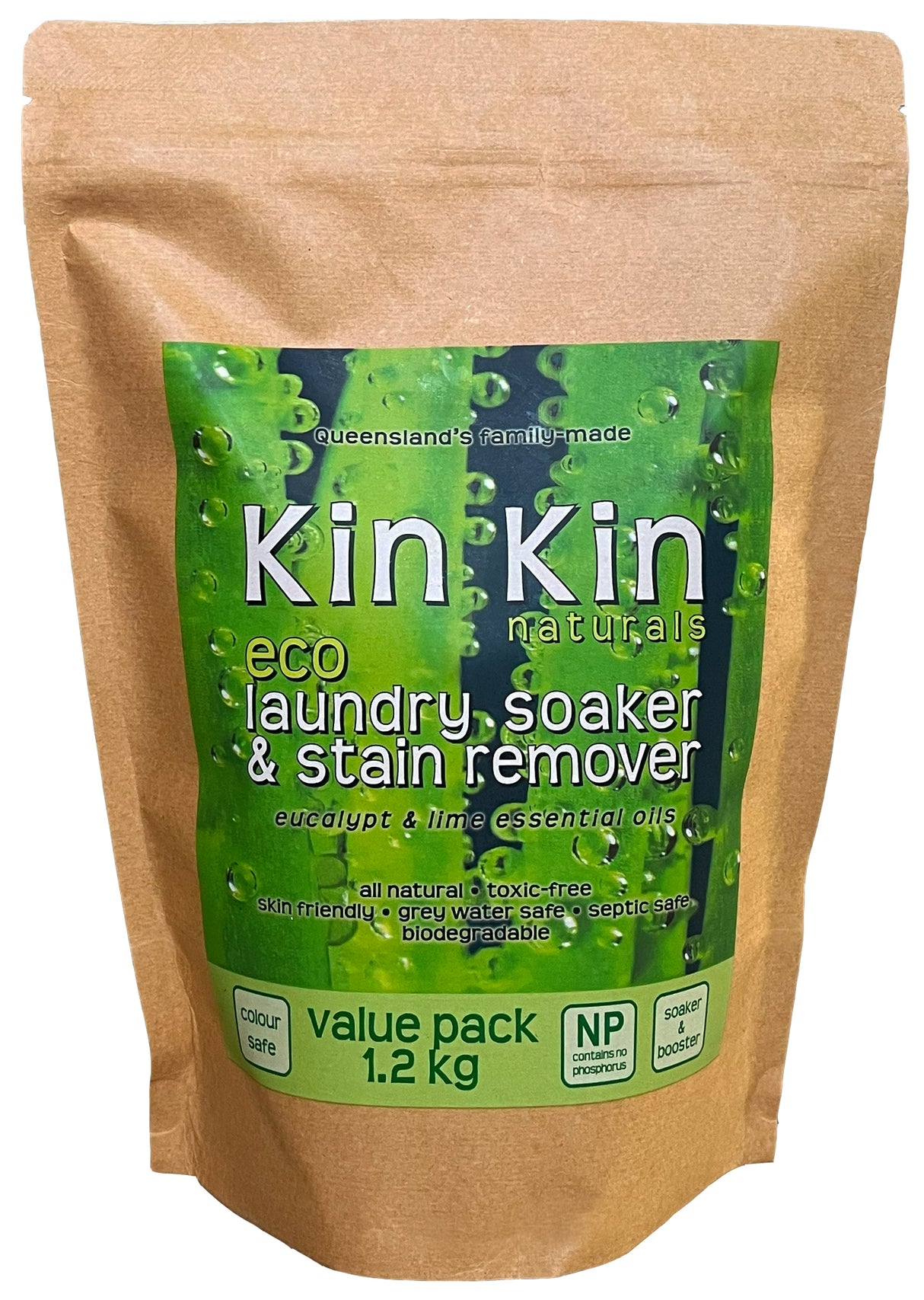 Kin Kin Naturals Eco Soak & Stain Remover - Eucalyptus - 1.2kg