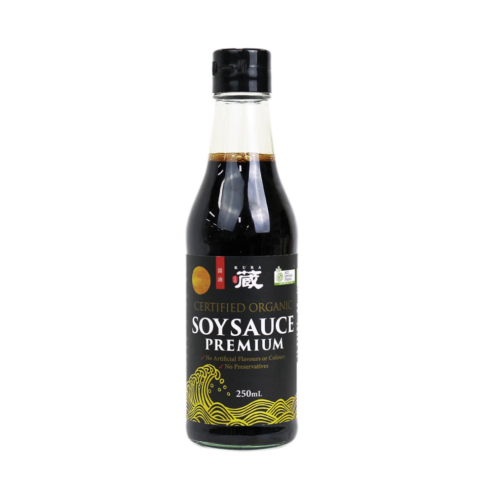 Kura Organic Premium Soy Sauce 250mL