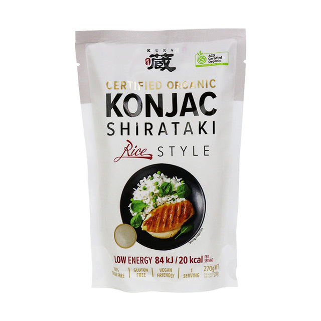 Kura Certified Organic Konjac Rice 270g