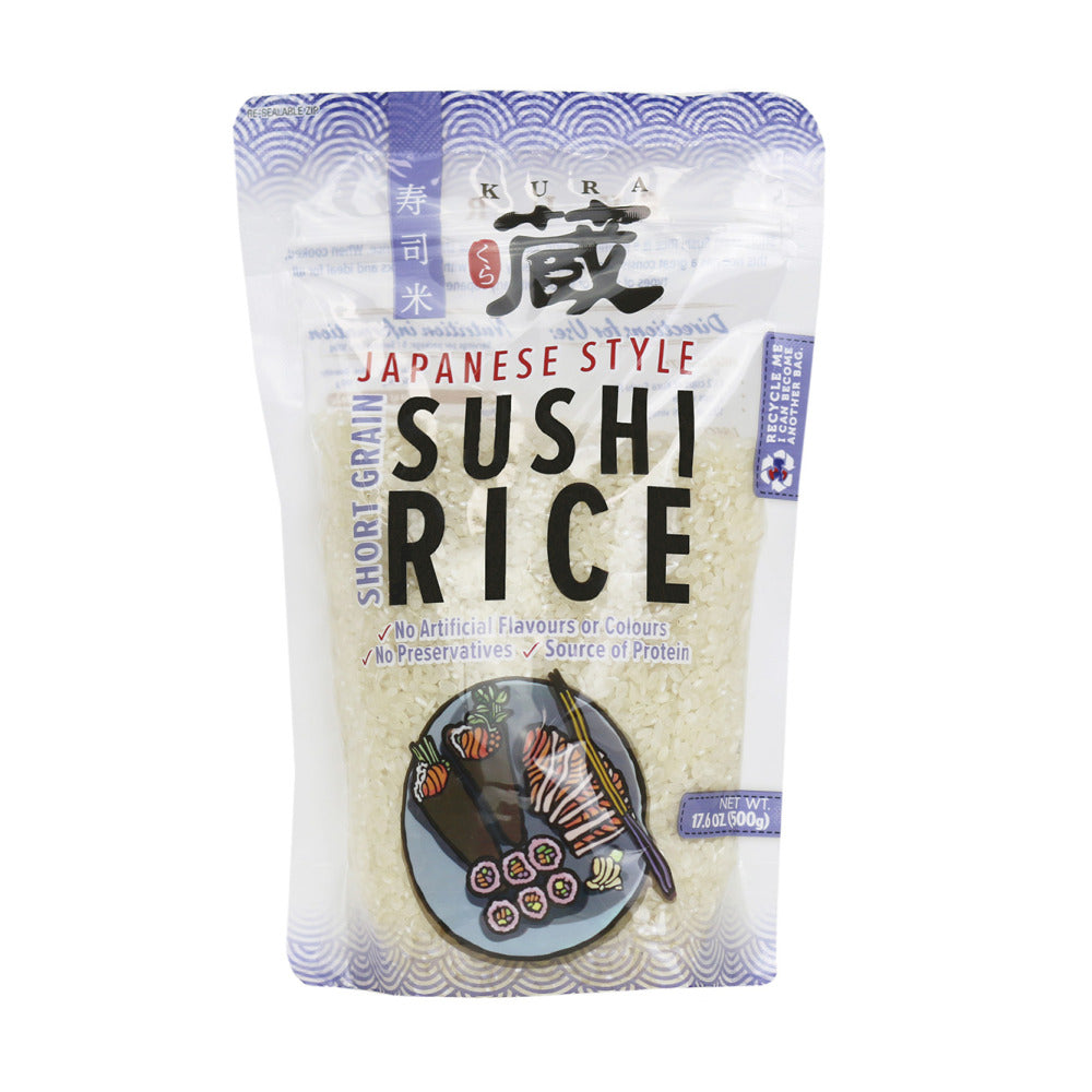 Kura Japanese Style Short Grain Sushi Rice 500g