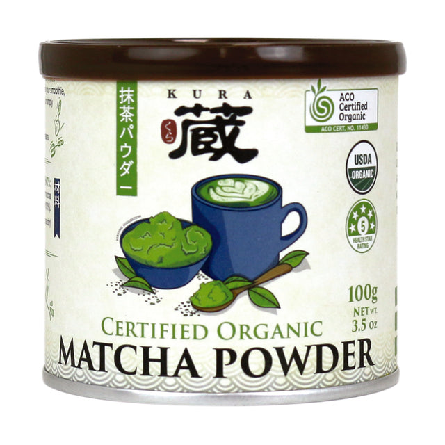 Kura Certified Organic Matcha Powder