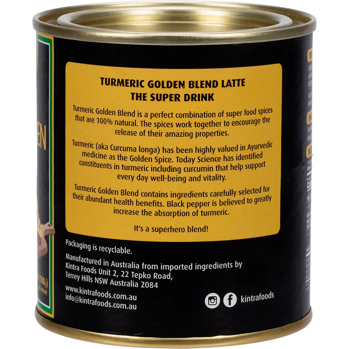 Kintra Foods Turmeric Golden Blend 100g