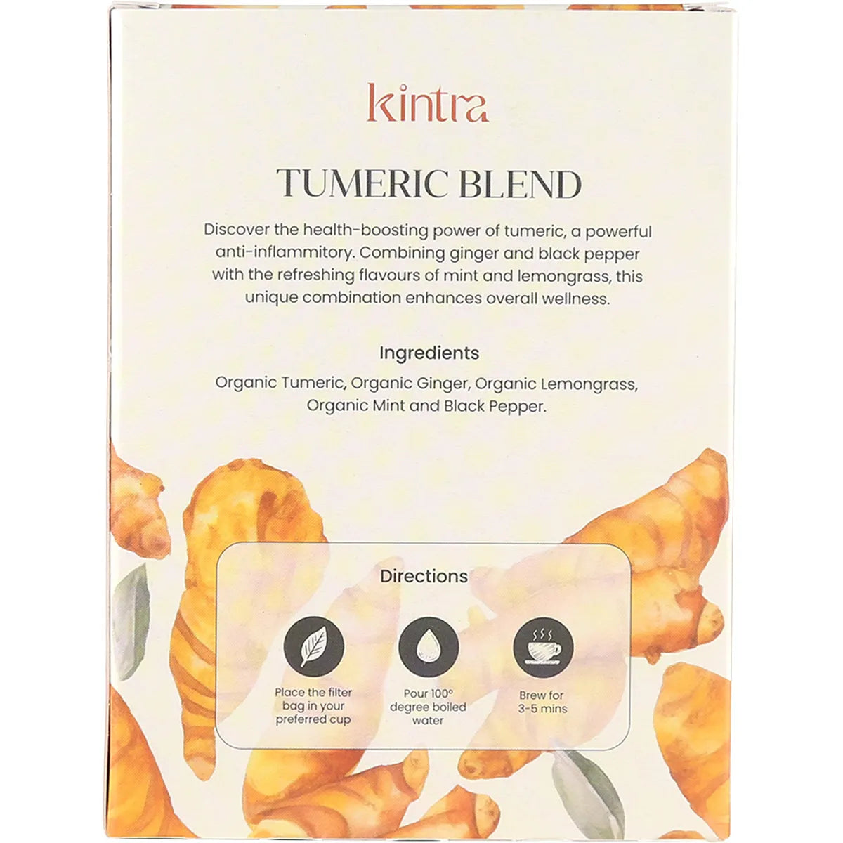 Kintra Foods Turmeric Tea Bags (25 bags) - 50g