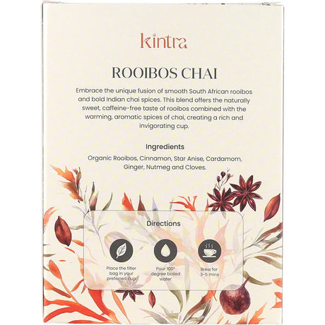 Kintra Foods Rooibos Chai Tea Bags (32)- 80g