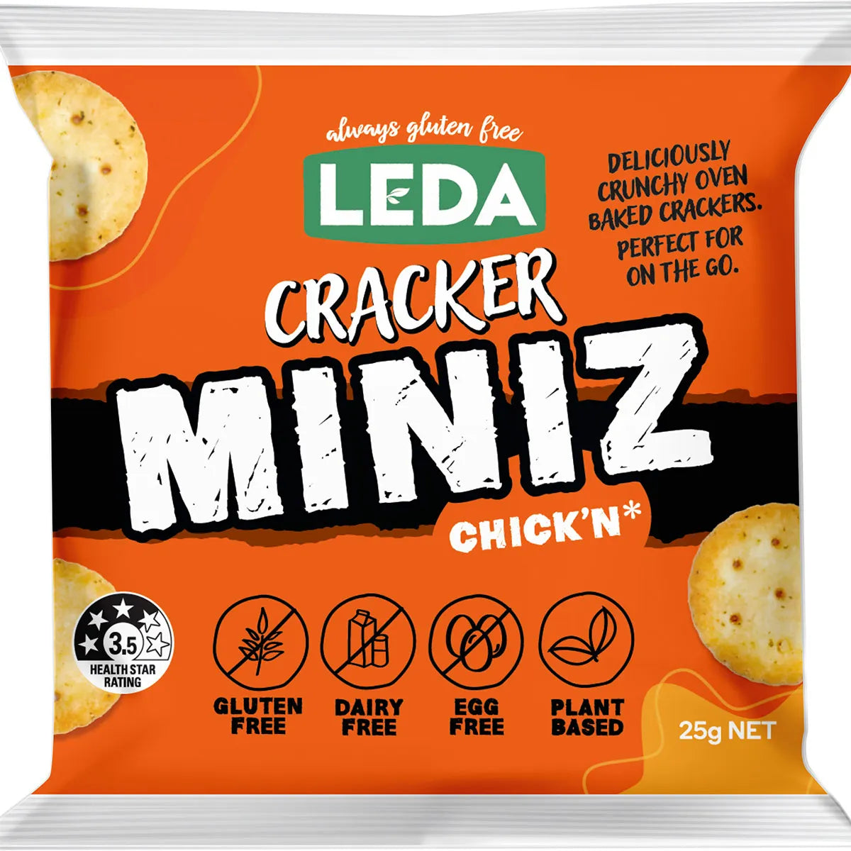 Leda Cracker Miniz Chick'n Multi 6 Pack 150g x 6