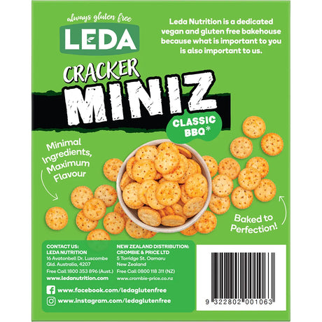 Leda Cracker Miniz Classic BBQ 150g x 6