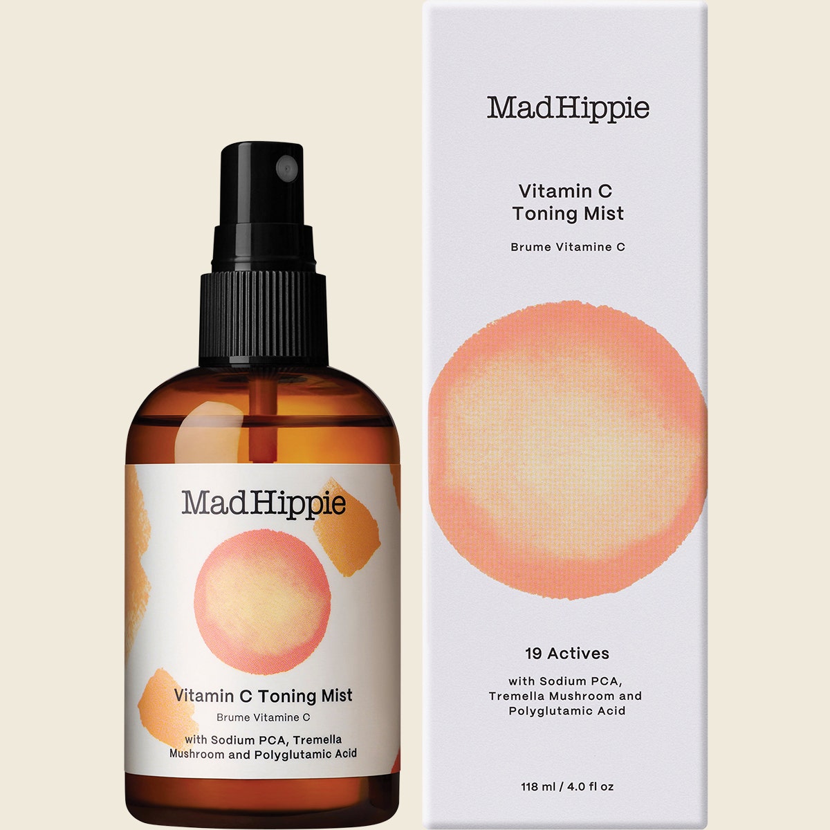 Mad Hippie Vitamin C Toning Mist 118ml combo