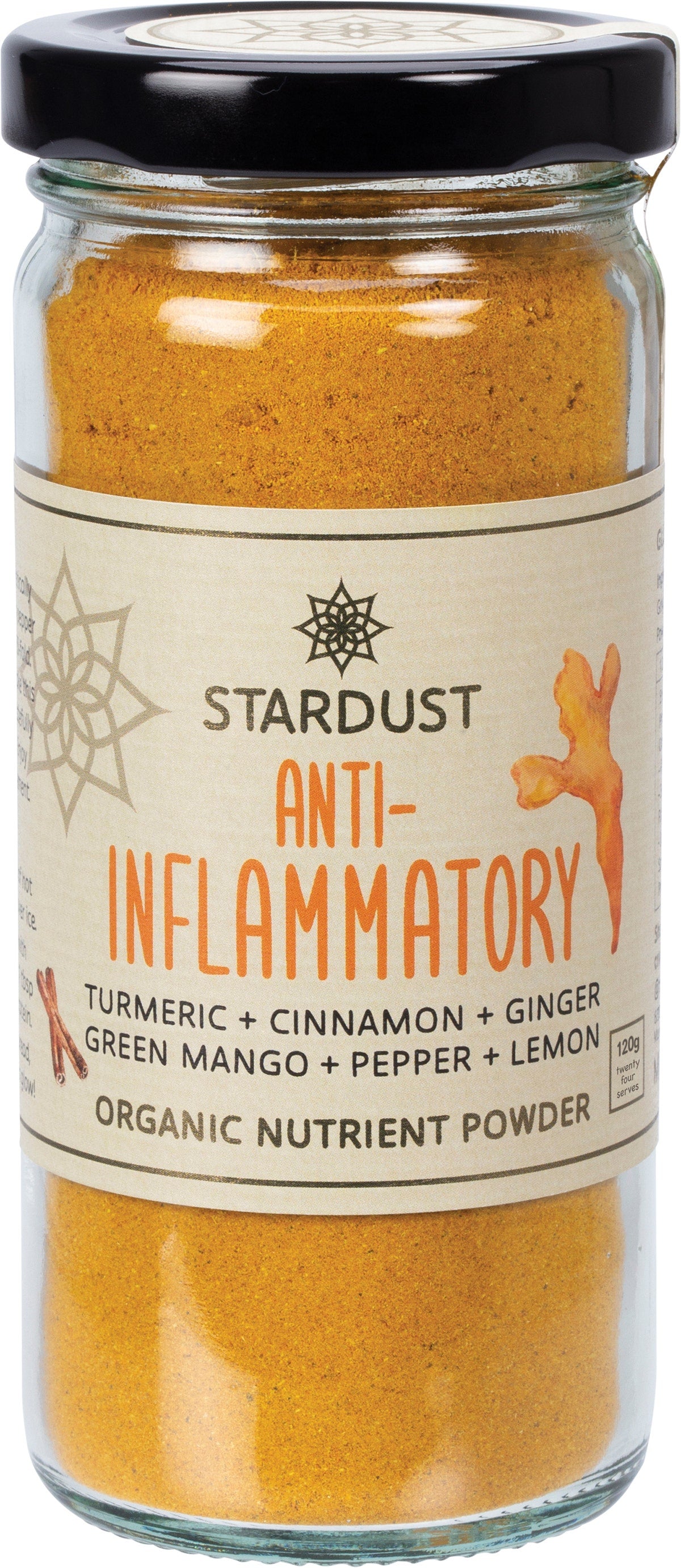 Mindful Foods Stardust Anti-Inflammatory Organic Nutrient Powder 120g