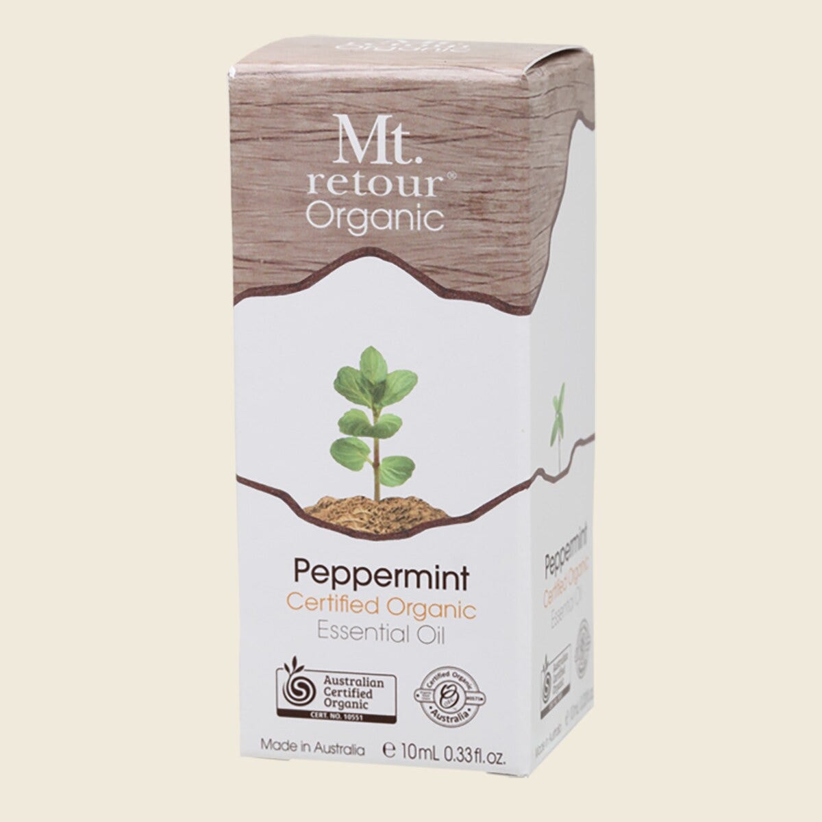 Mt Retour Peppermint Essential Oil 10ml – front product image