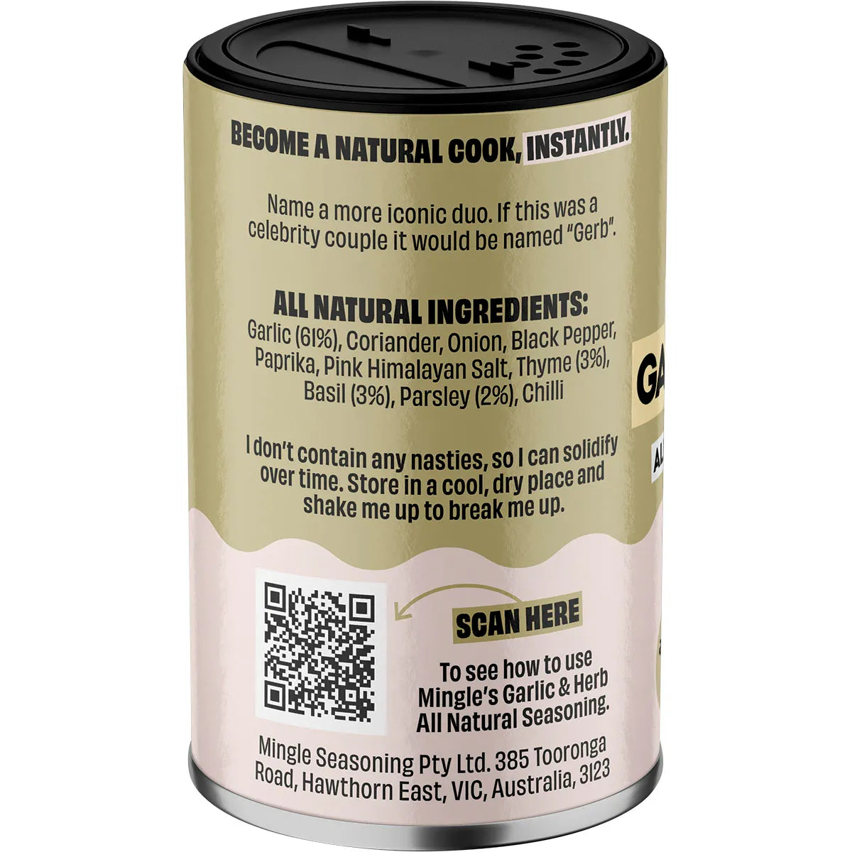 Mingle Garlic & Herb All Natural Seasoning 50g