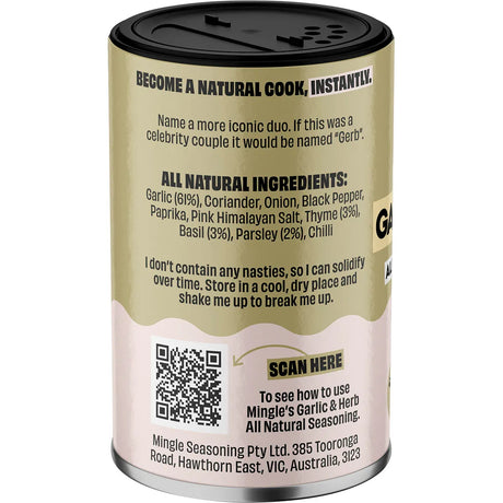 Mingle Garlic & Herb All Natural Seasoning 50g