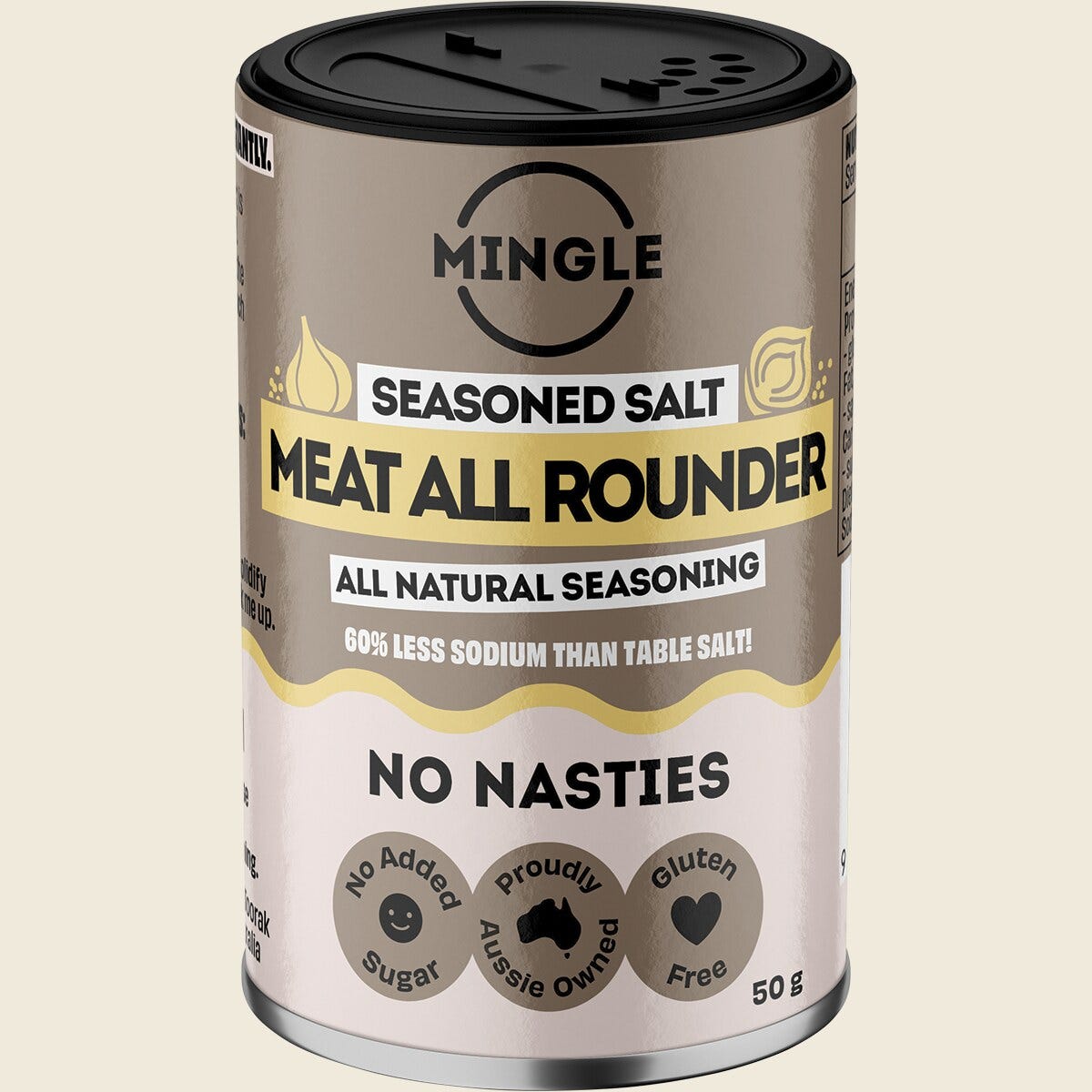 Mingle Meat All Rounder All Natural Seasoning 50g front