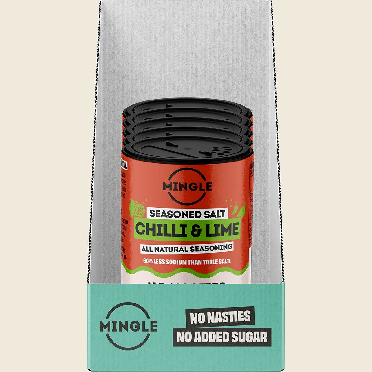 Mingle Chilli & Lime All Natural Seasoning 50g display