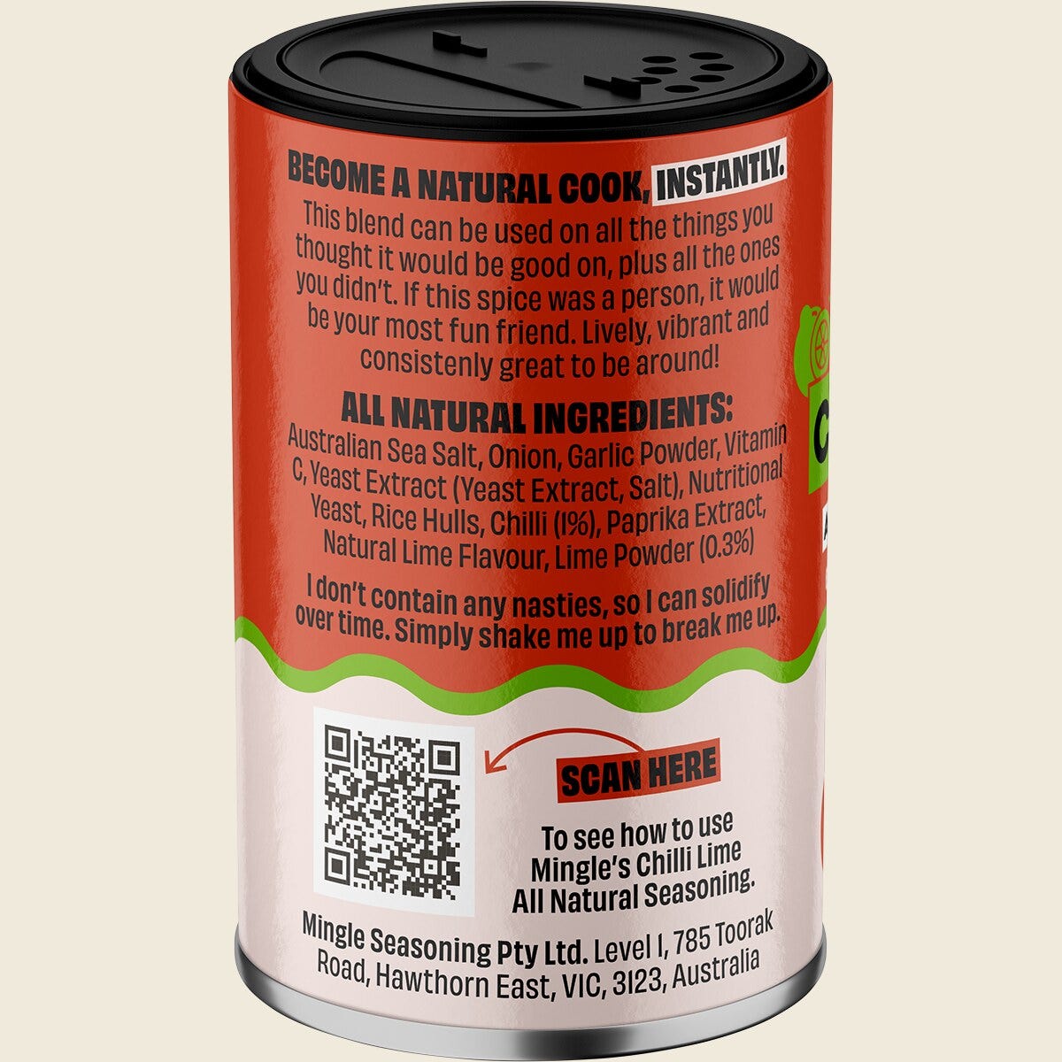 Mingle Chilli & Lime All Natural Seasoning 50g