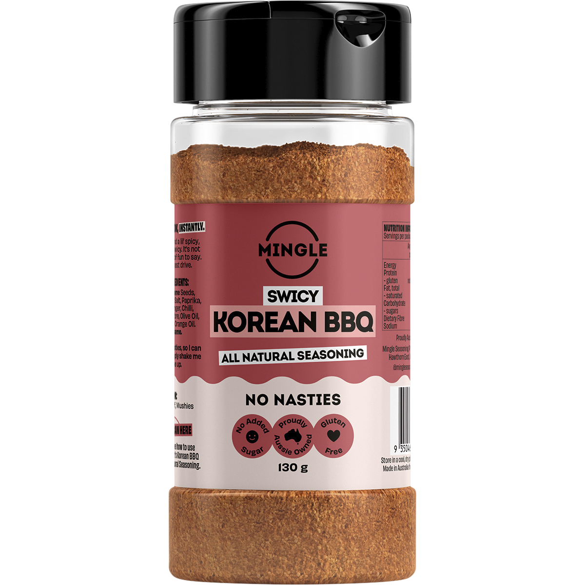 Mingle Korean BBQ All Natural Seasoning 130g front