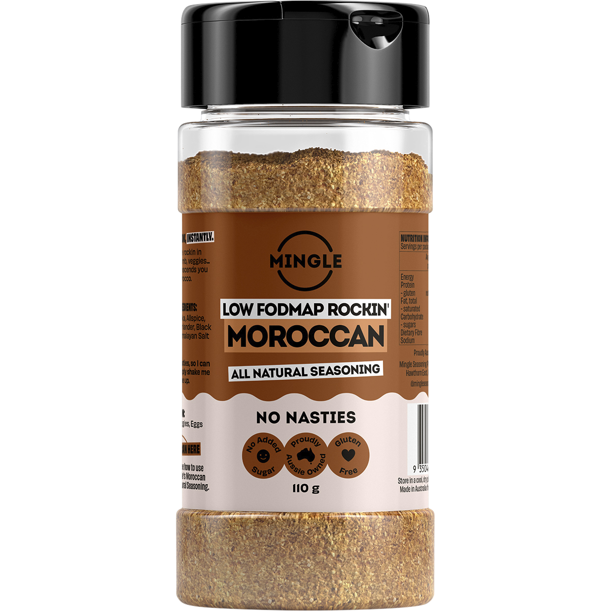 Mingle Moroccan All Natural Seasoning 110g front
