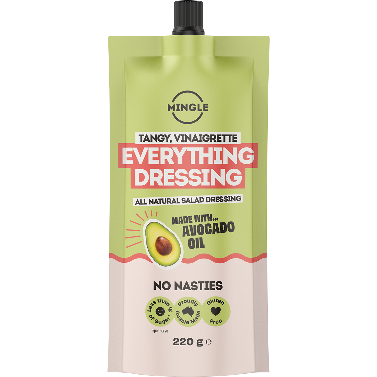 Mingle Everything All Natural Salad Dressing 220g front