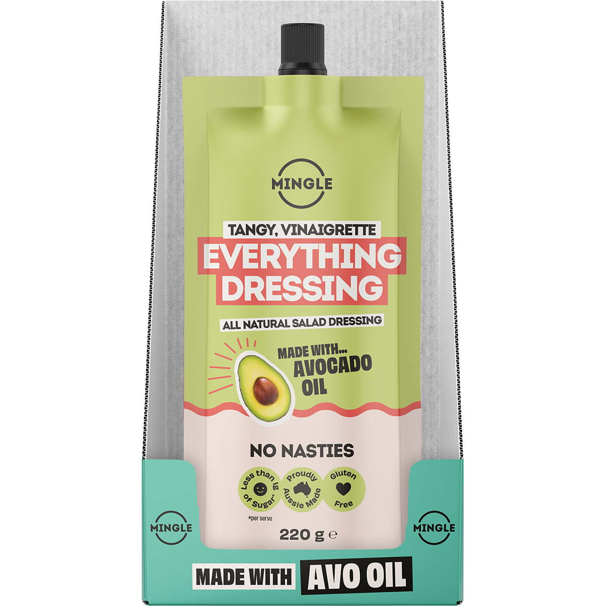 Mingle Everything All Natural Salad Dressing 220g display