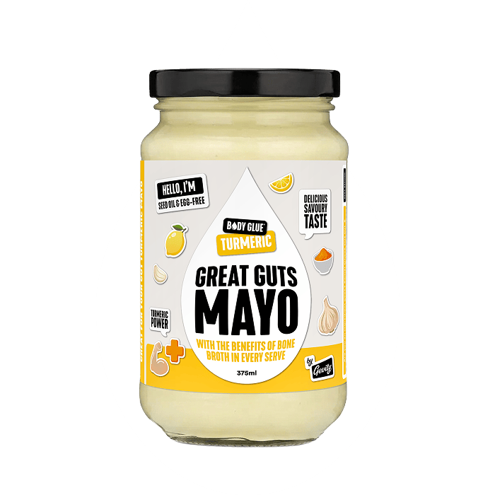 Gevity Rx Turmeric Great Guts Mayo 375ml front packaging