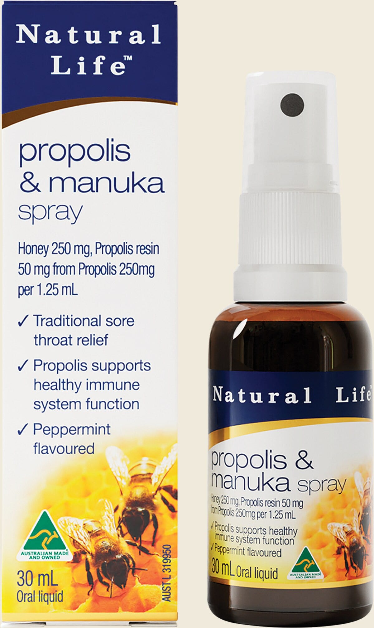 Natural Life Propolis & Manuka Spray 30ml