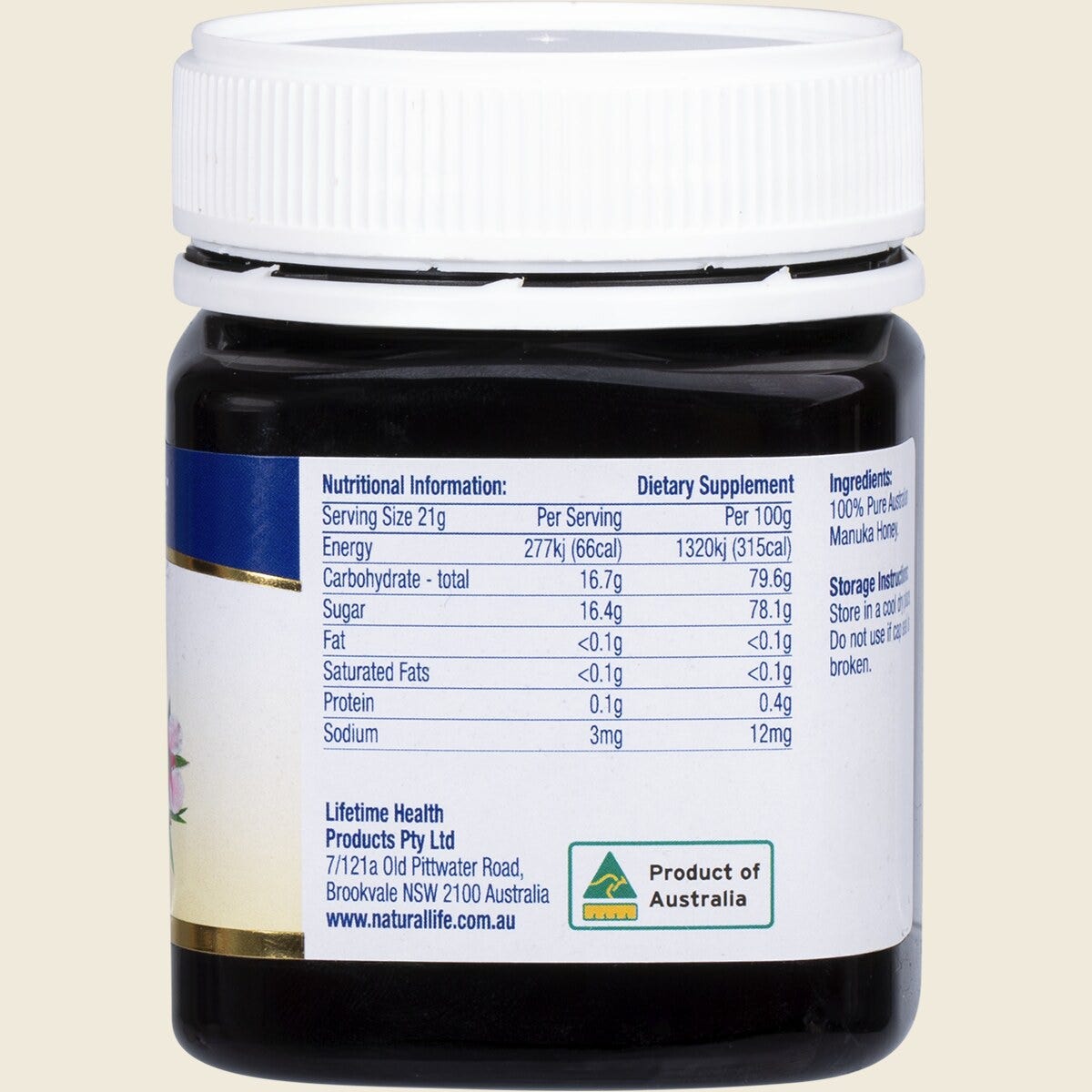 Natural Life Manuka Honey MGO 550 250g