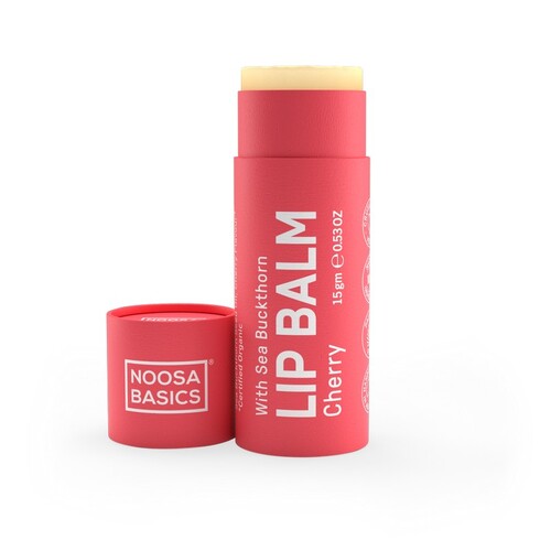 Noosa Basics Organic Lip Balm Cherry 15g